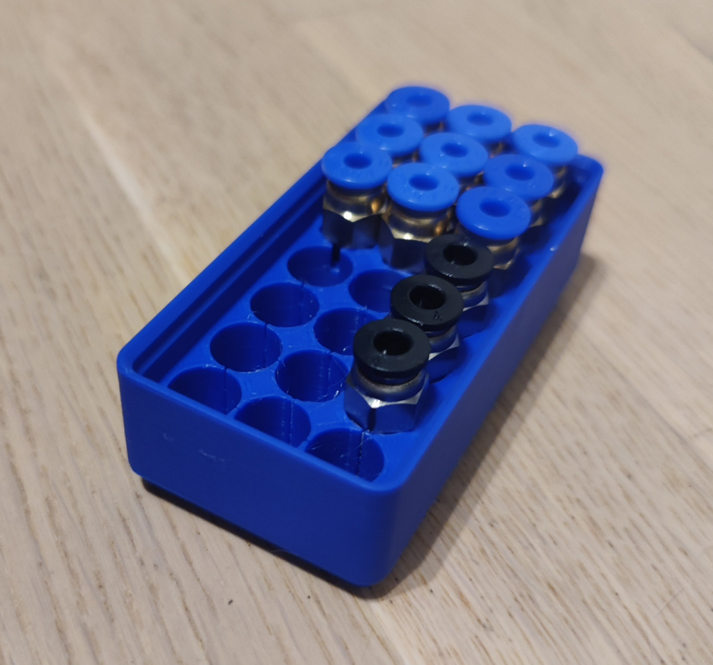 Lower Gridfinity PC4 PTFE Coupler Box