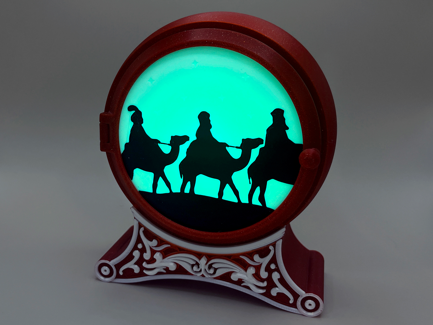 Christmas Nativity Puck Light Display
