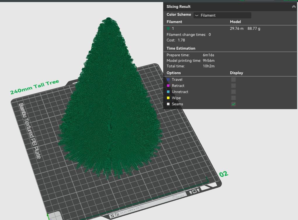 Various Christmas trees - 7cm to 24cm - Vace Mode