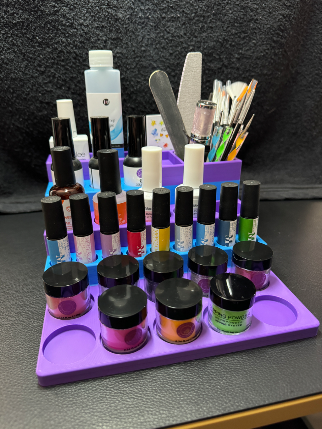Nail Tech Desk Organizer for Nail & Makeup Product