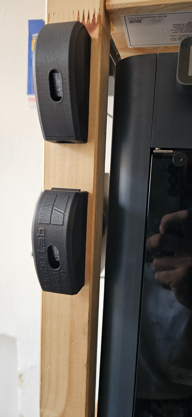 Hotend Storage P1/X1 - Wall mount for quick change