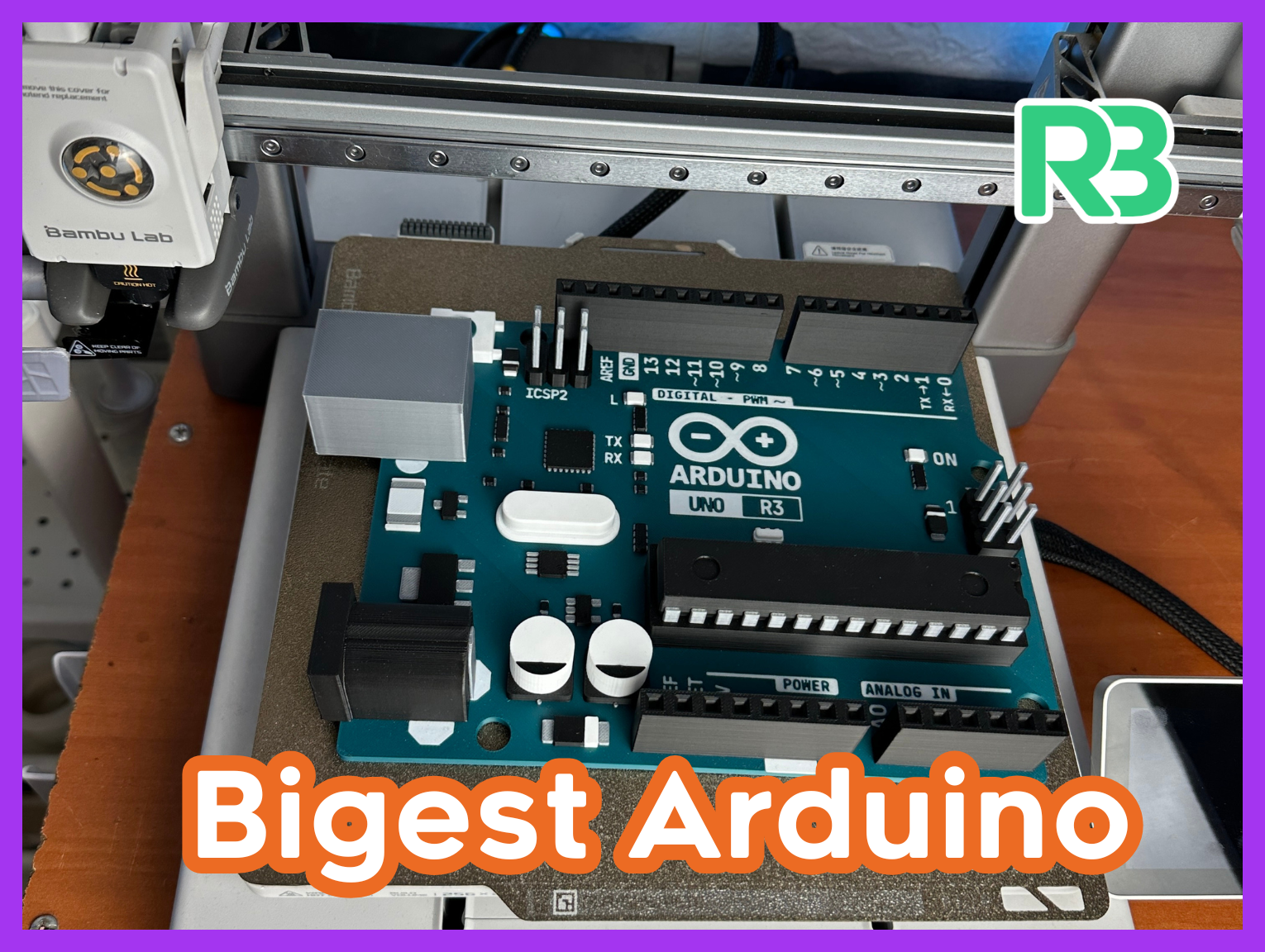 Giant Arduino UNO R3 – Multicolor Print