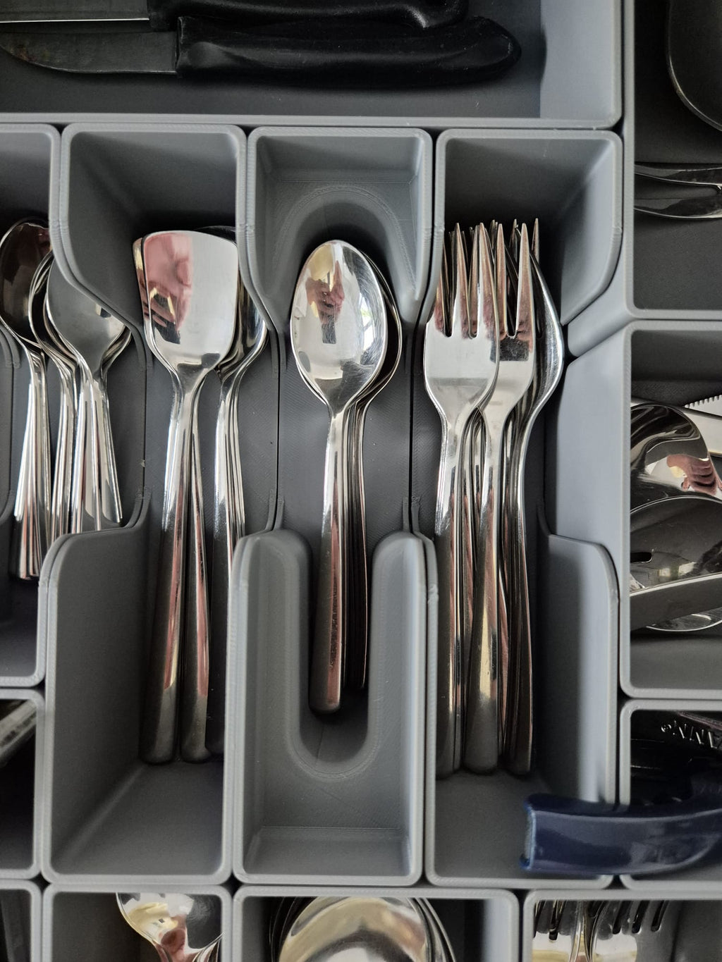 Gridfinity Kitchen Collection Tea Spoon Bin 4x1