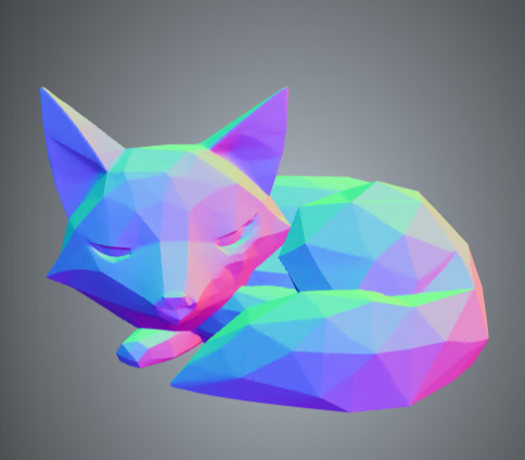 Dreaming Fox – Low Poly Charm