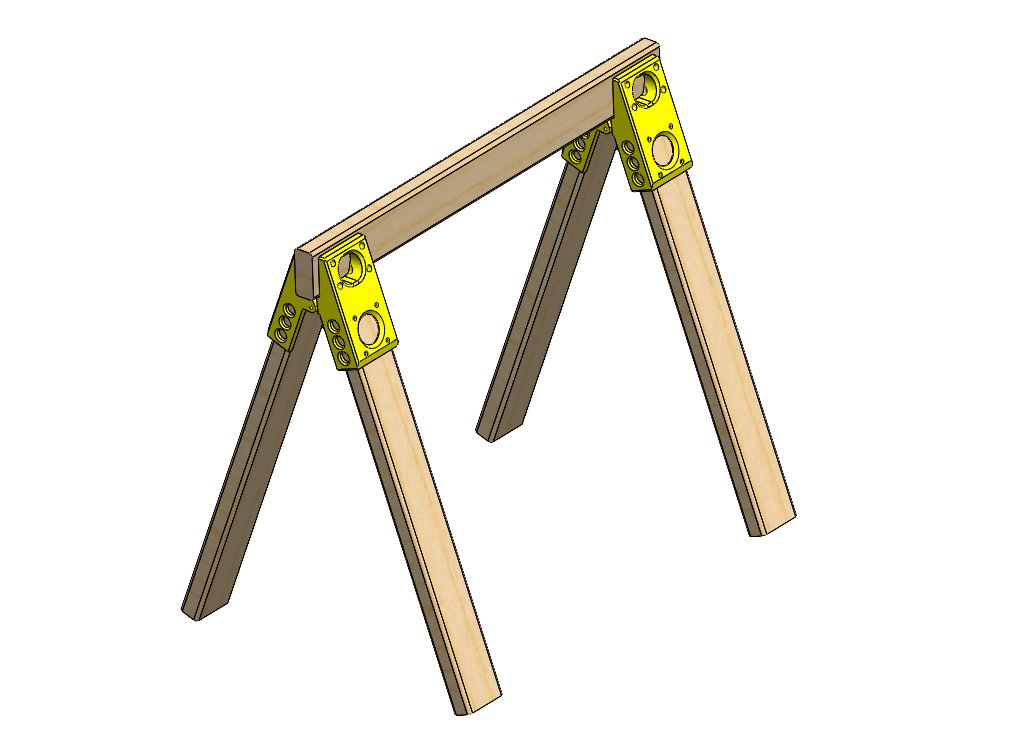 Saw Horse Folding Bracket