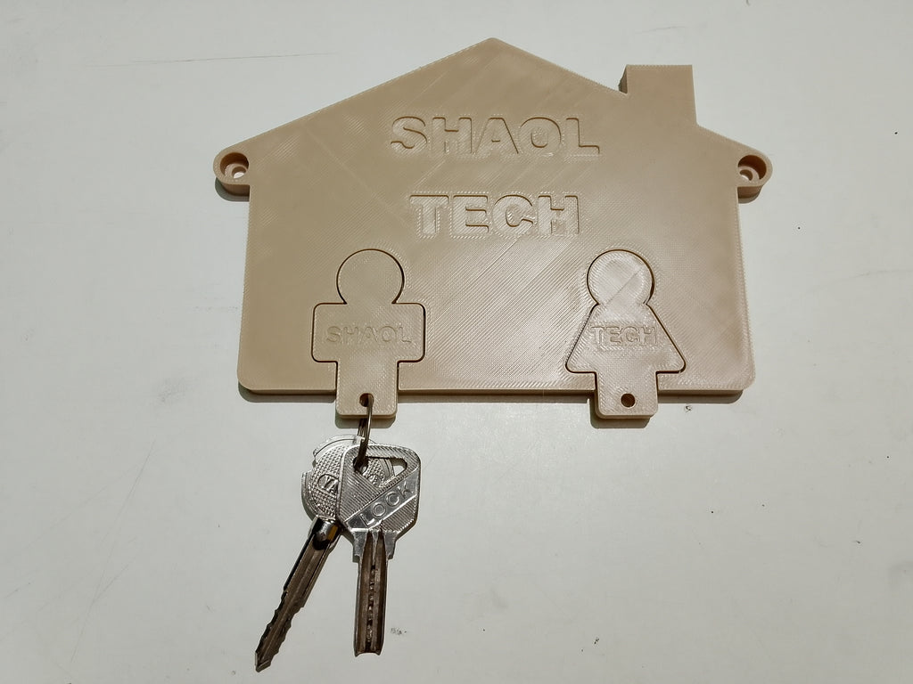 Customizable Magnetic Family Key Hanger