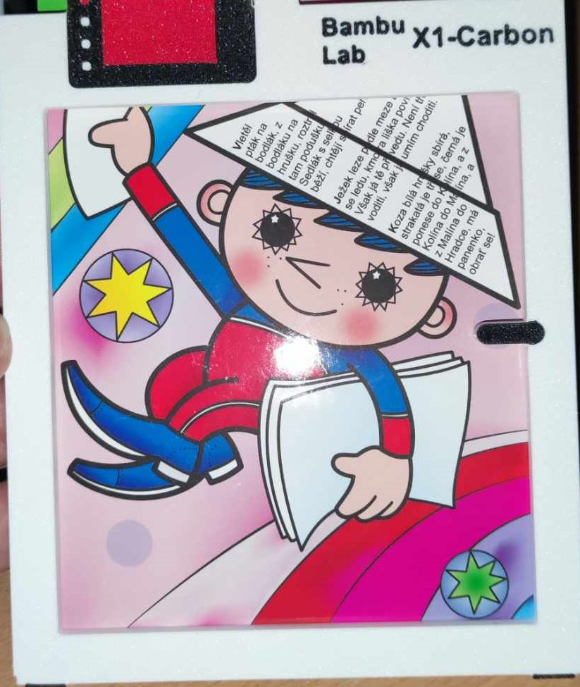 Photo / picture frame with X1C design