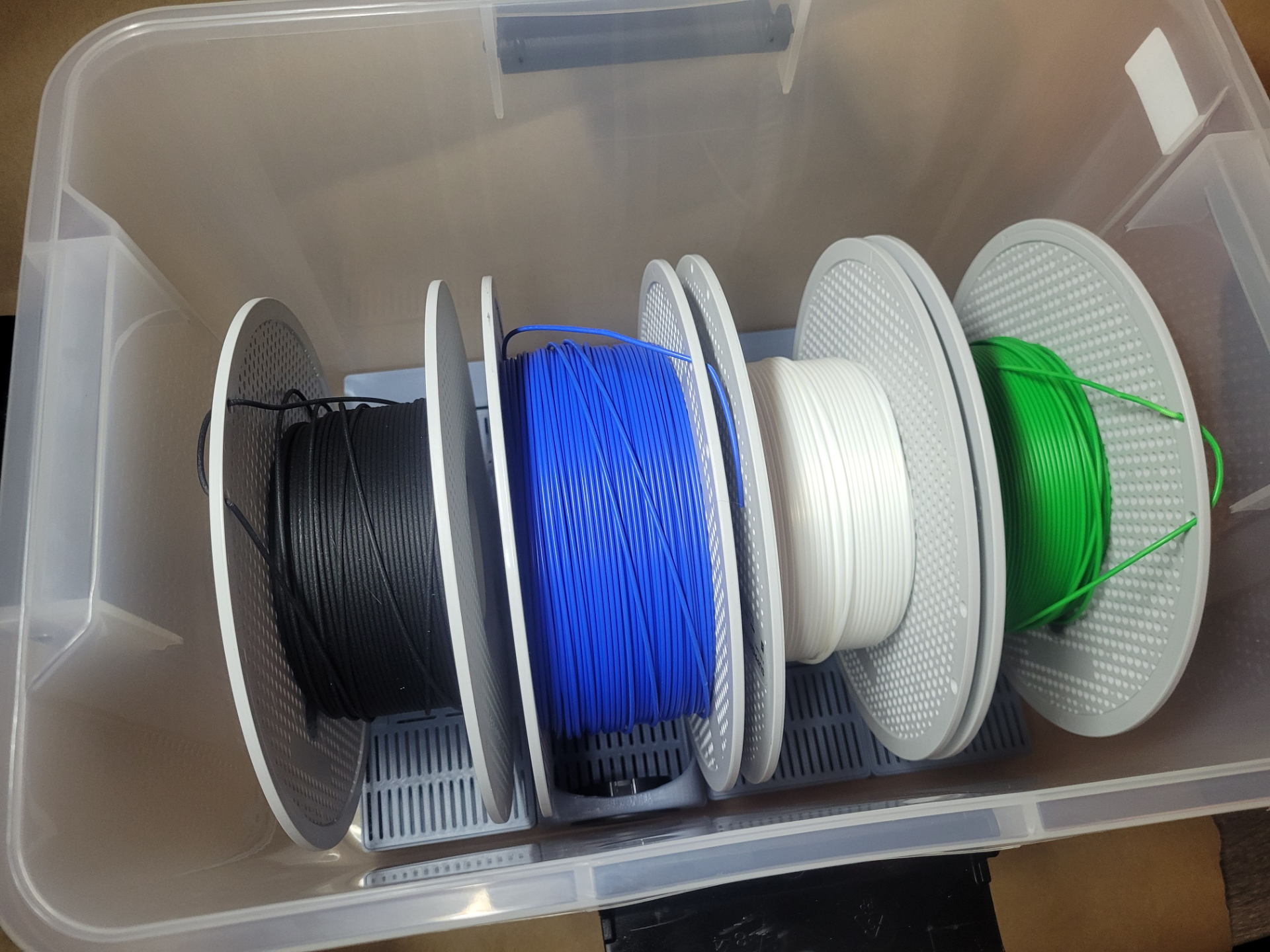 Filament Storage Modular Desiccant Holder