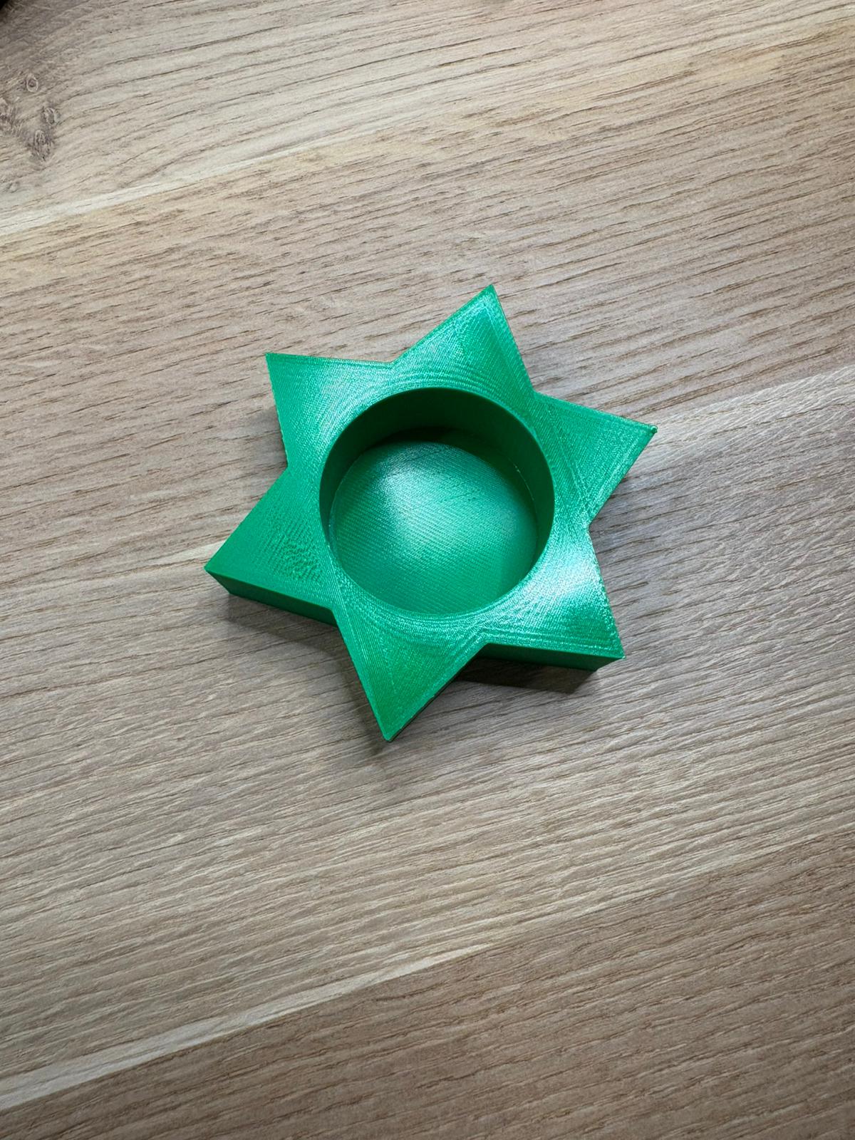 Teelichthalter Weihnachtsstern