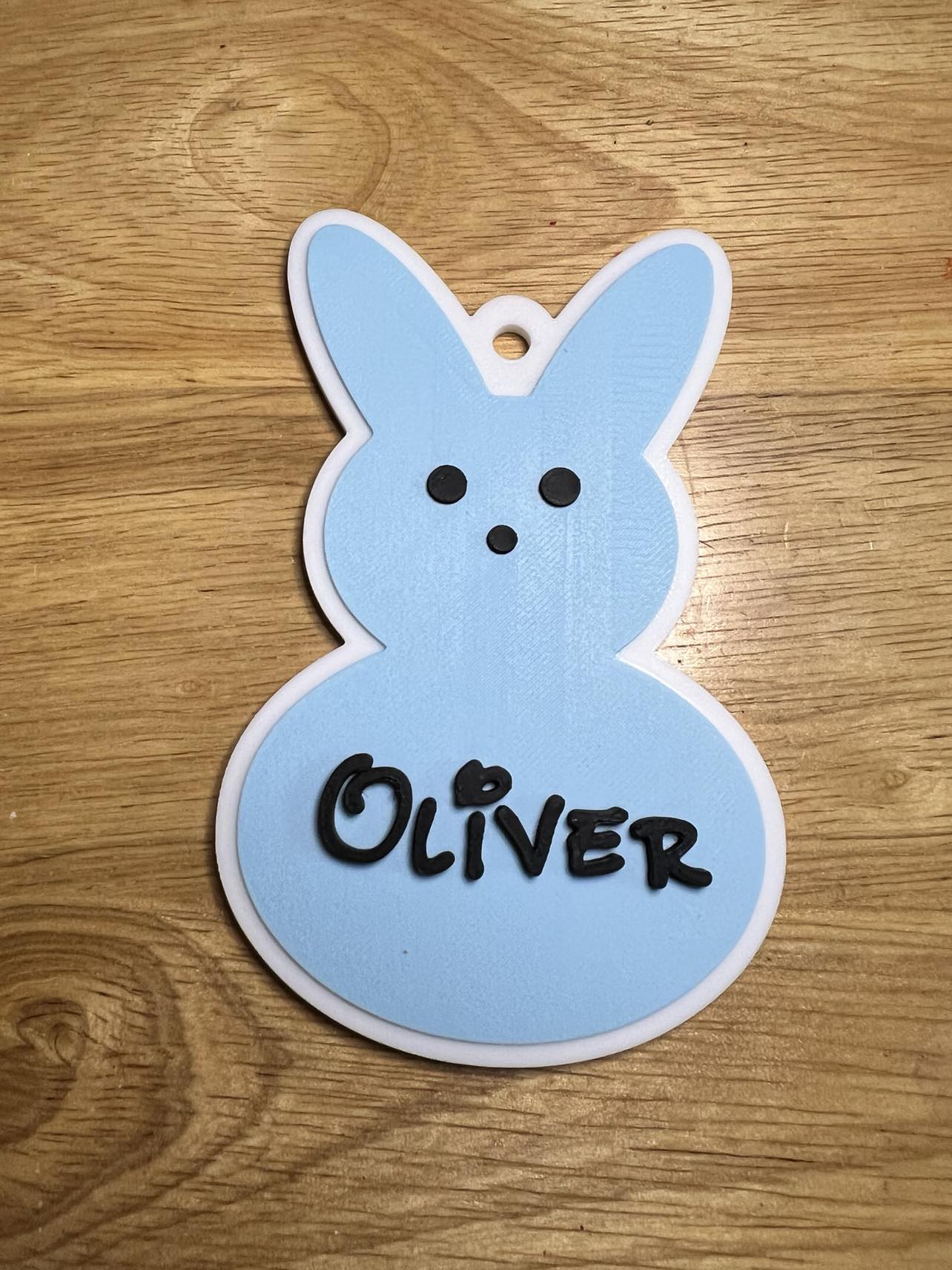 Marshmallow Bunny Tag