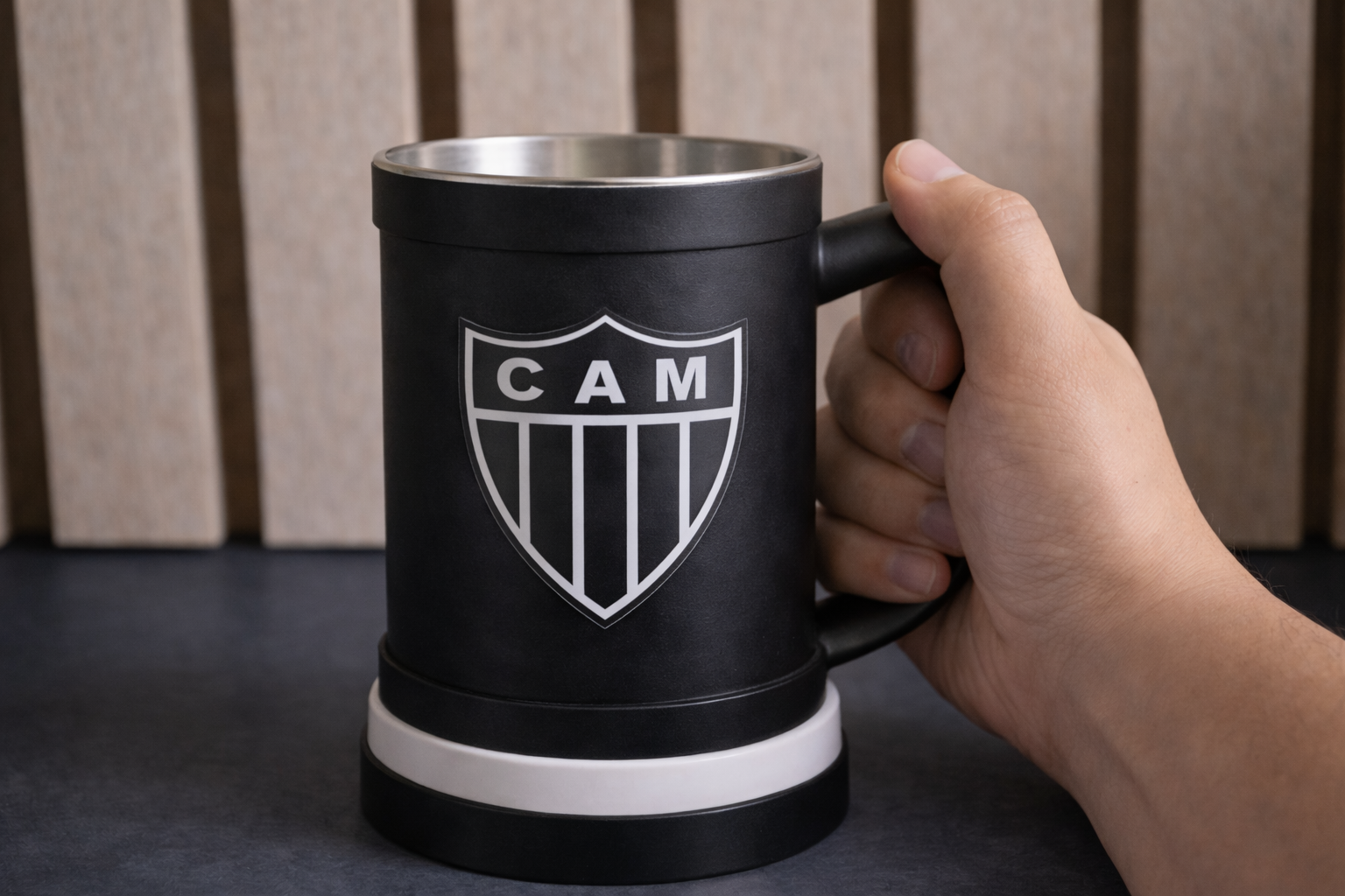 TAZA CHOPP CERVECERO 500 ML CLUBE ATLETICO MINEIRO