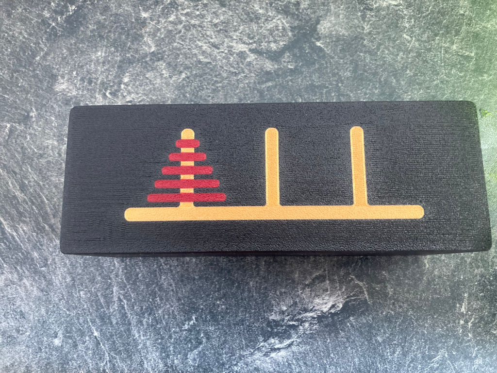Tower of Hanoi with storage box