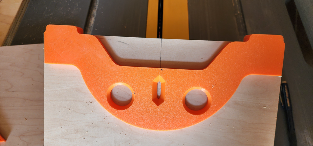 Parameterized Router Template - drawer pull cutout