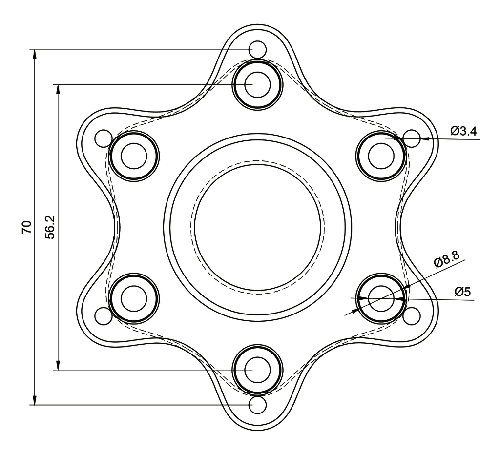 Logitech G29 G920 wheel adapter