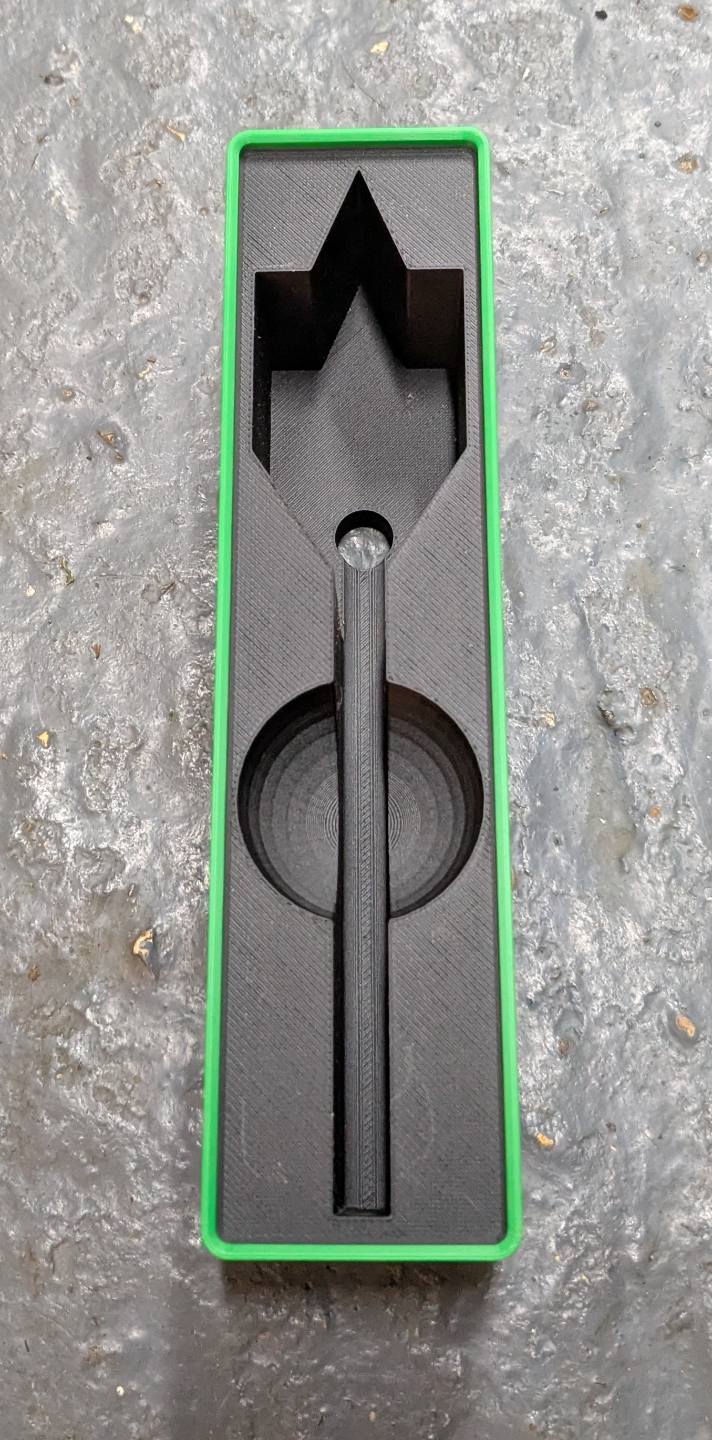 Gridfinity Spade Bit Storage (stacked)