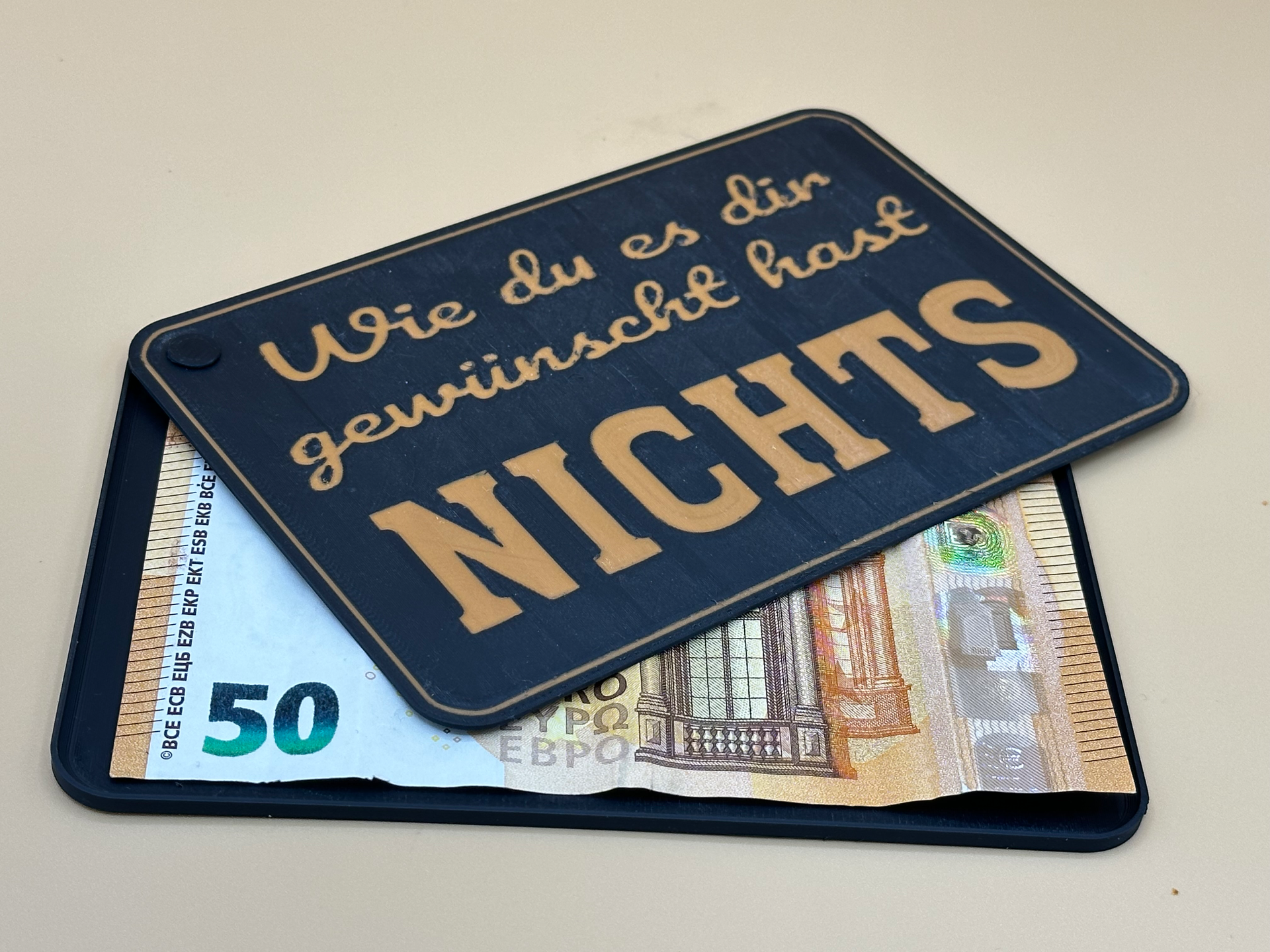 Nichts Geschenkbox Flach allgemein