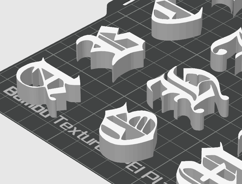 Alphabet Style -Ghotic-