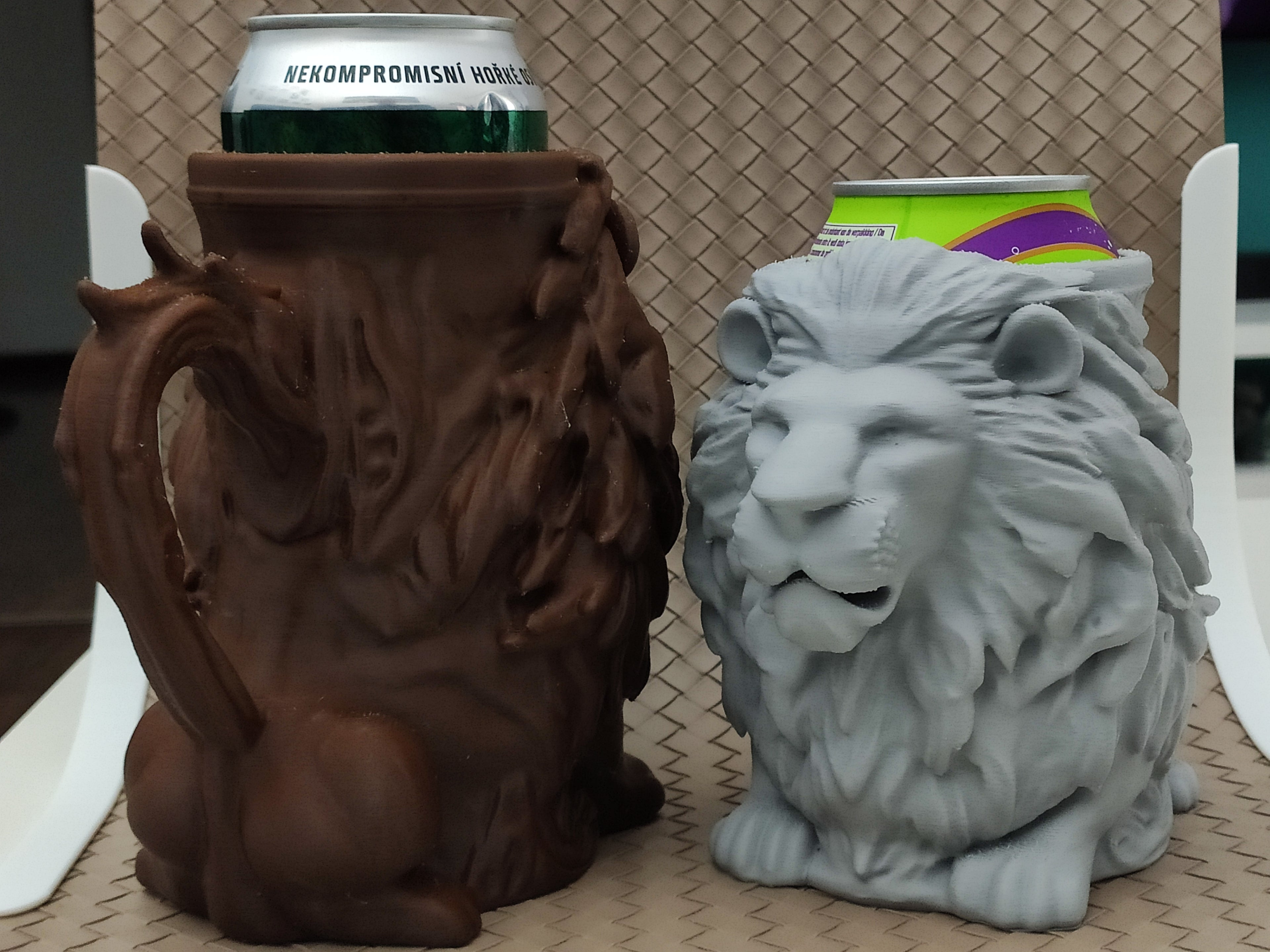 Lion Can Holder (0.5L + 12oz Cans) - Beer mug