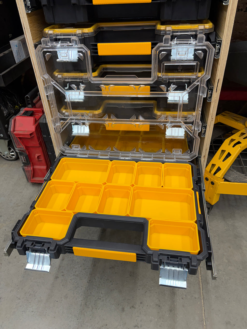 Dewalt Shallow Pro Organizer Slider Brackets