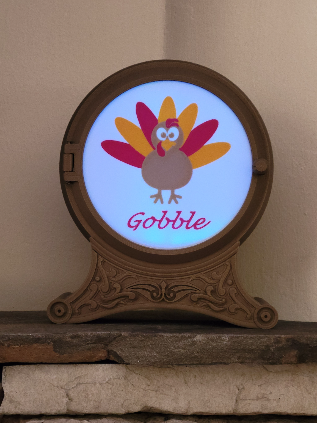 Tea Light Scene, Gobble