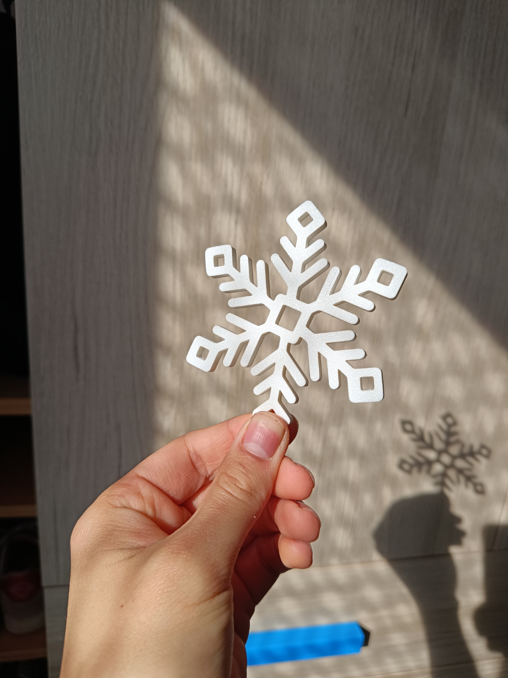 Set de posavasos de copos de nieve