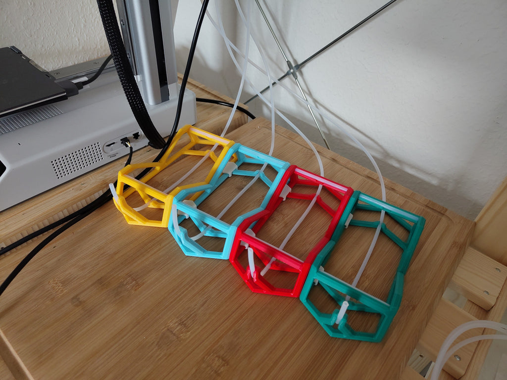 Modular Spool Holder with PTFE Filament Guides