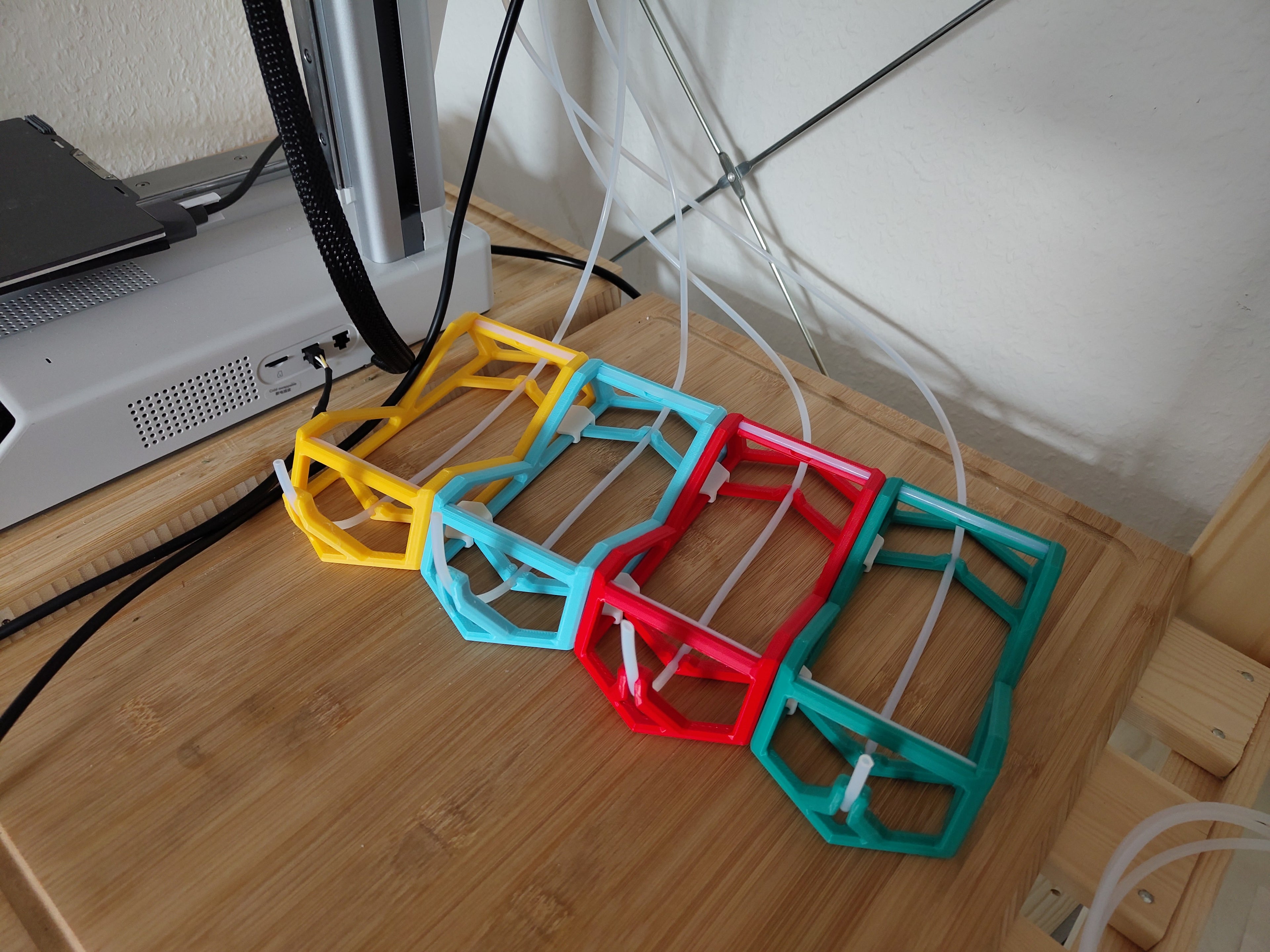 Modular Spool Holder with PTFE Filament Guides