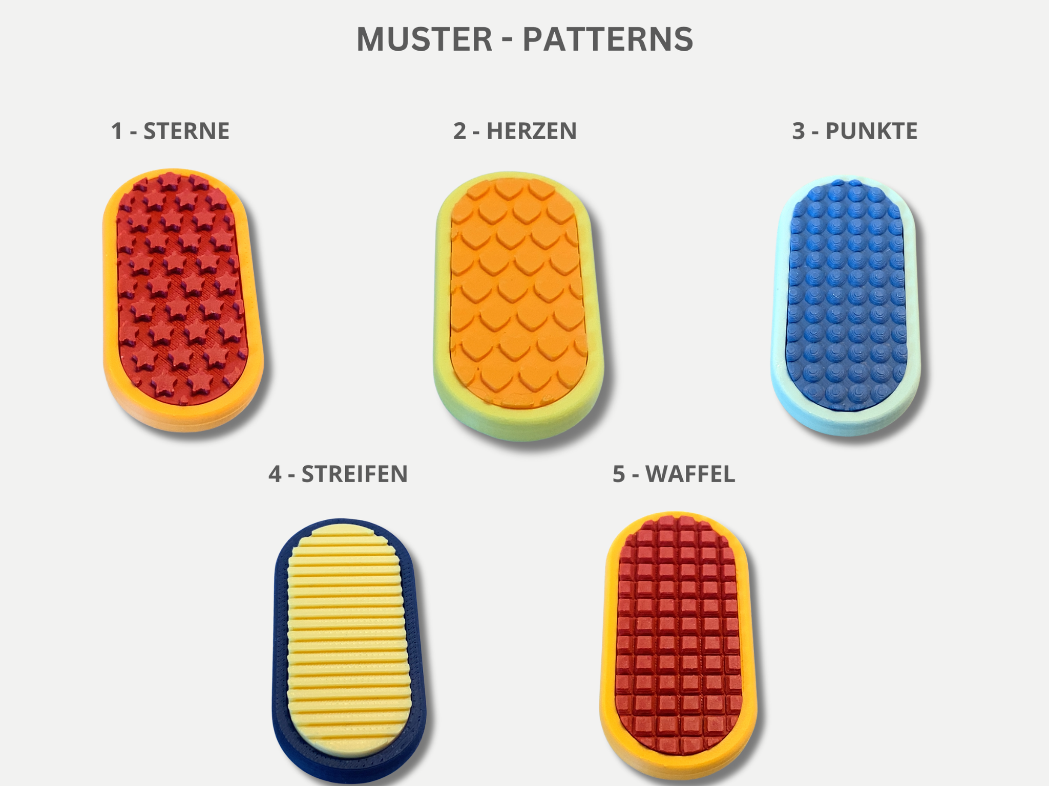 Fidget Slider - 5 Muster - Free Comm. Use