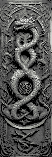 Celtic Dragon Knot Designs - Set of 3 Bookmarks