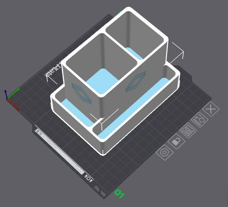 Pen Holder with Stapler and Paper Clip Box