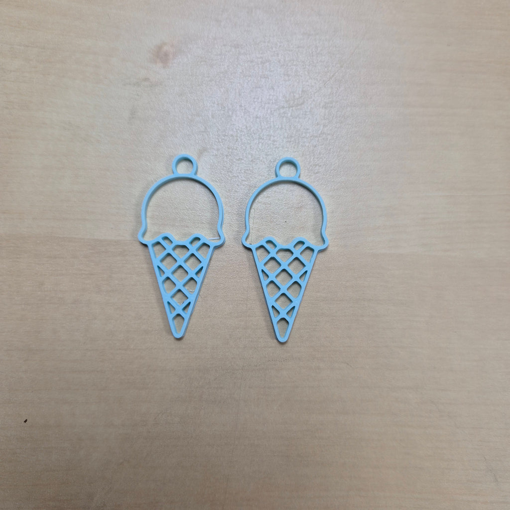 Earrings ice cream cone