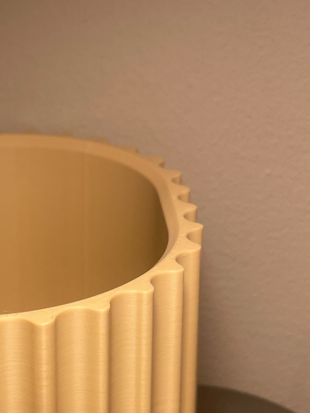 Ribbed Container With Lid For Storing Essentials