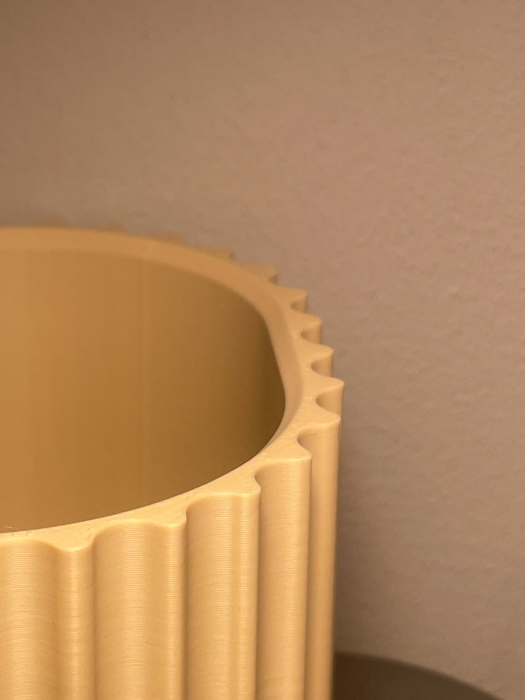 Ribbed Container With Lid For Storing Essentials