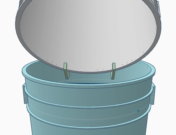 Honey Bucket Rack