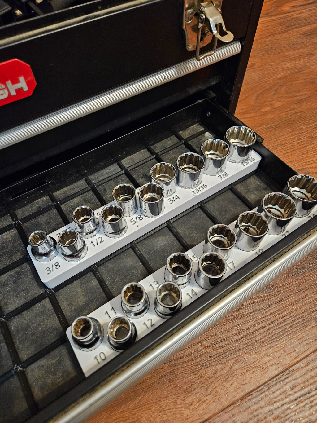 Pittsburgh 1/2" Socket Set - Gridfinity