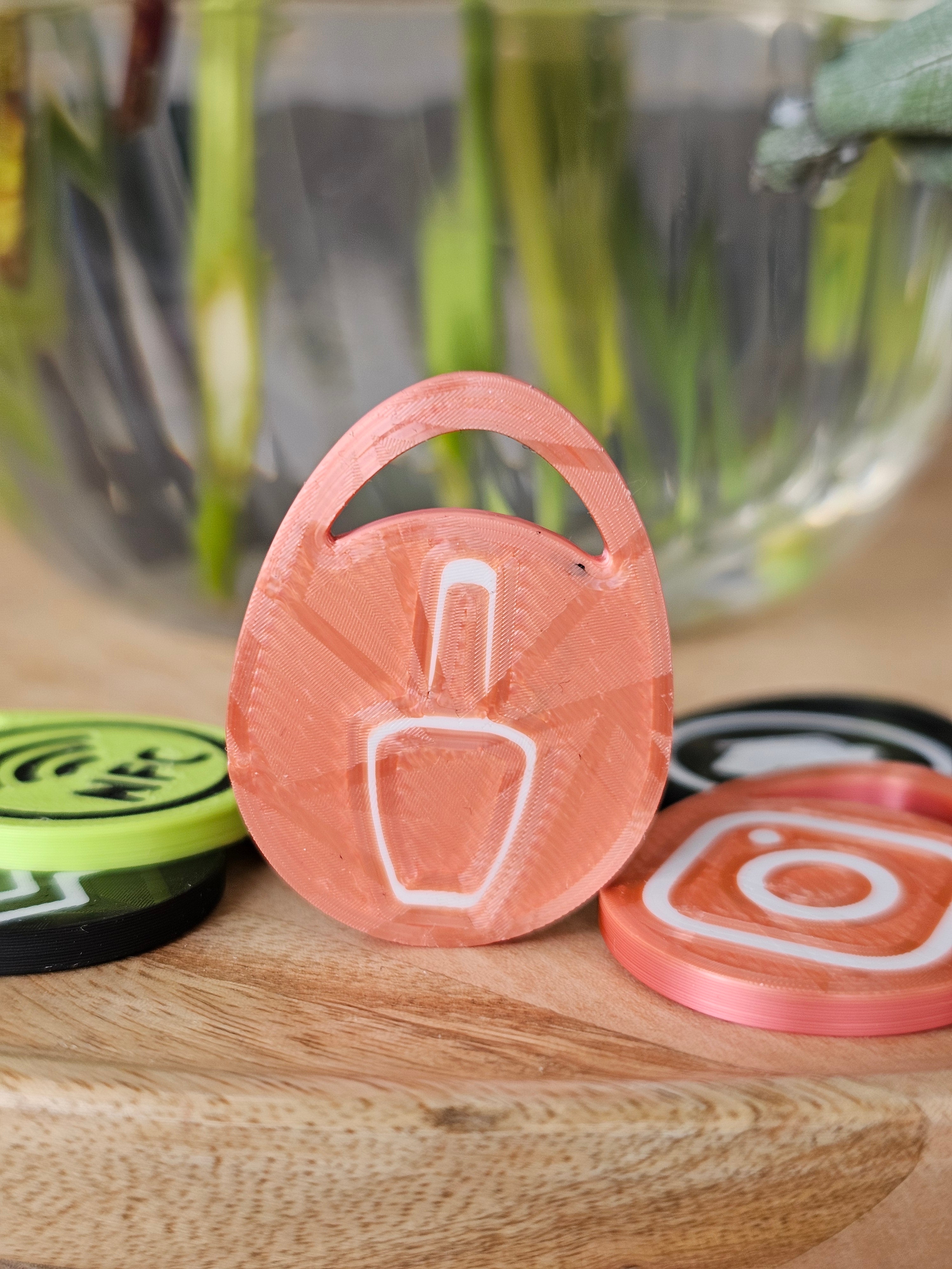 Stylish NFC Keychains - COMMERCIAL FREE