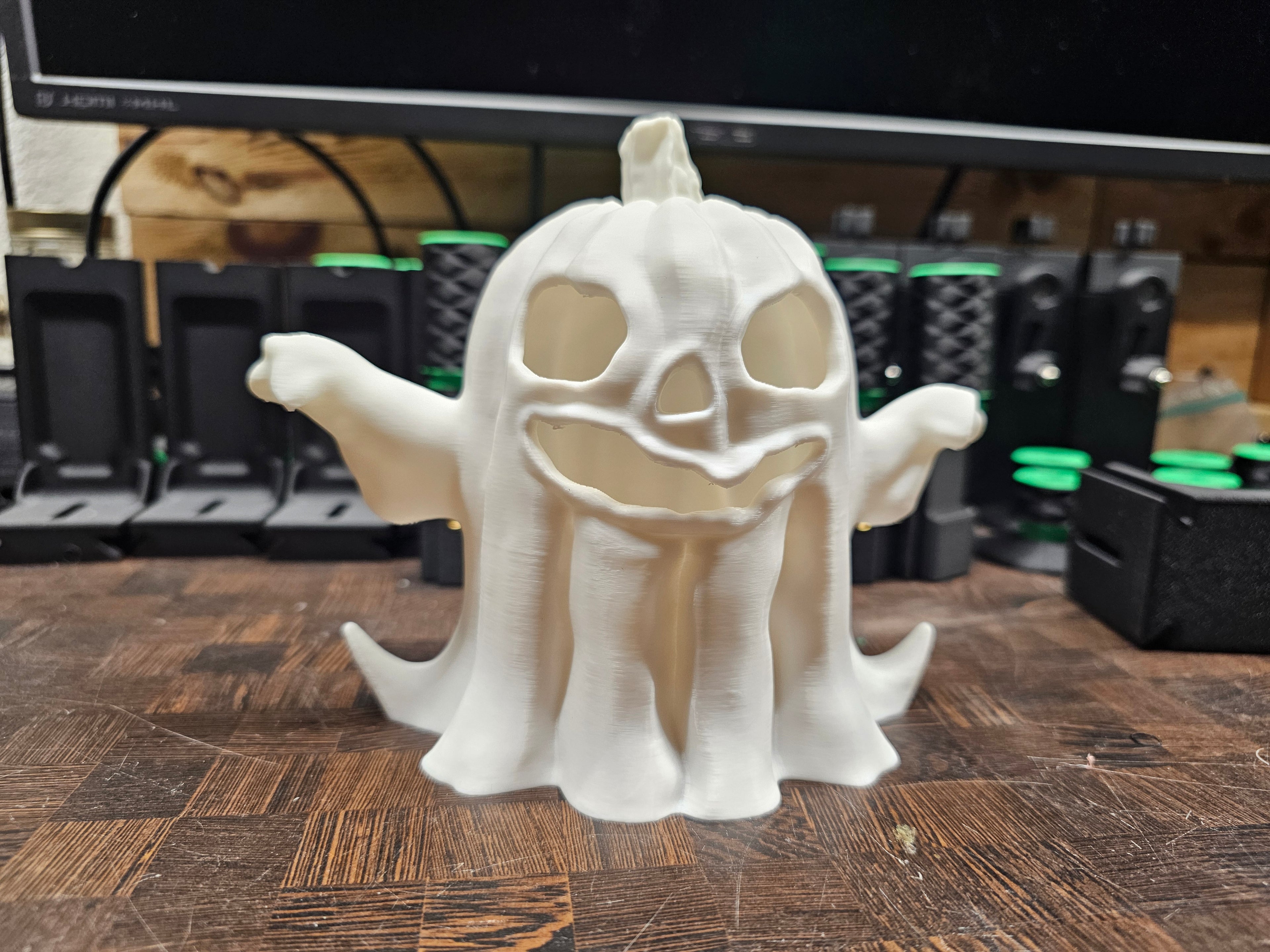 Pumpkin Ghost Lantern