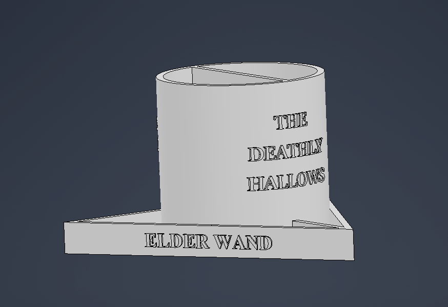 Deathly Hallows Pencil Holder