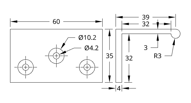 Simple Drawer Handle - Parametric