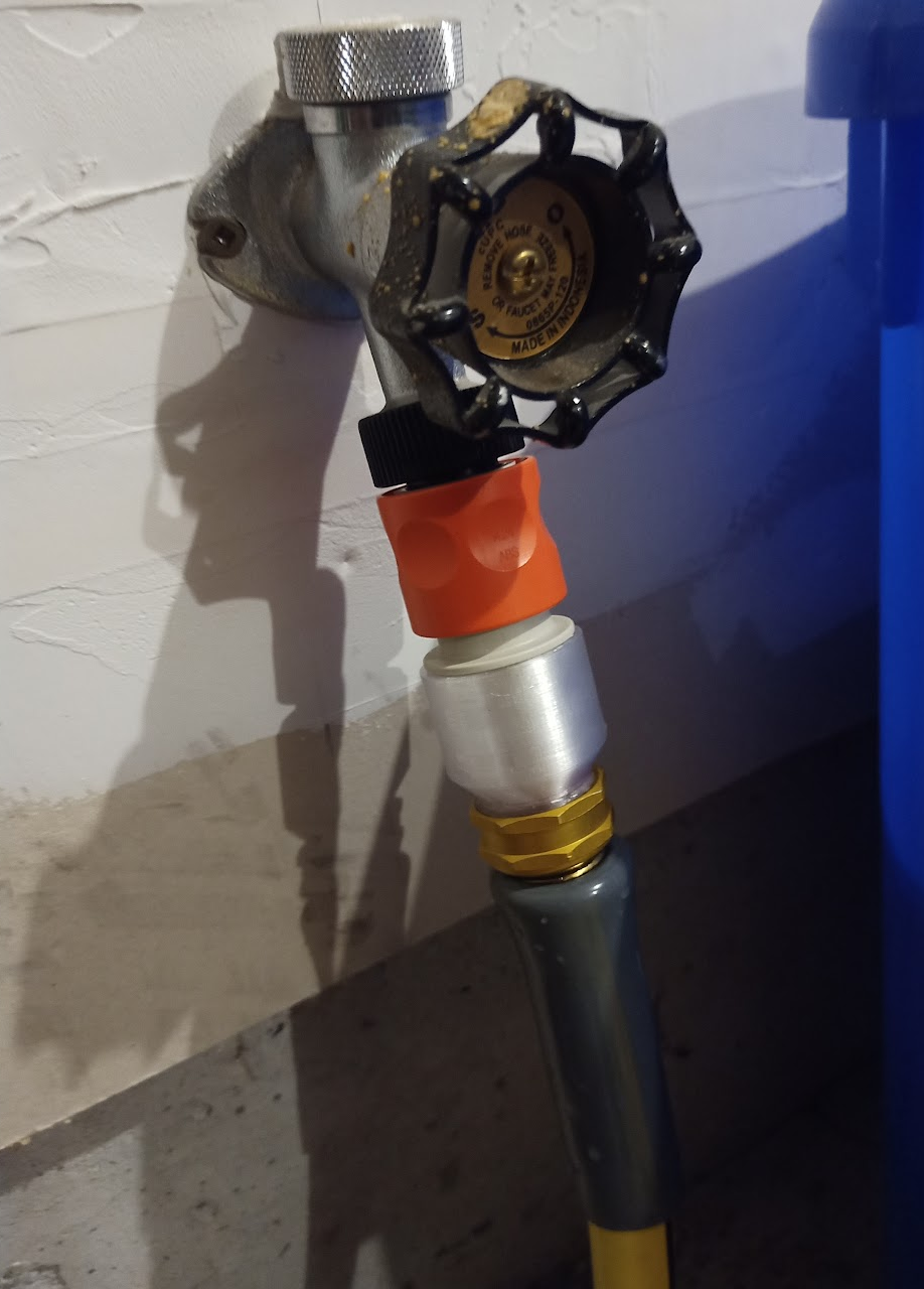 Hose connector to tap-end for Gardena