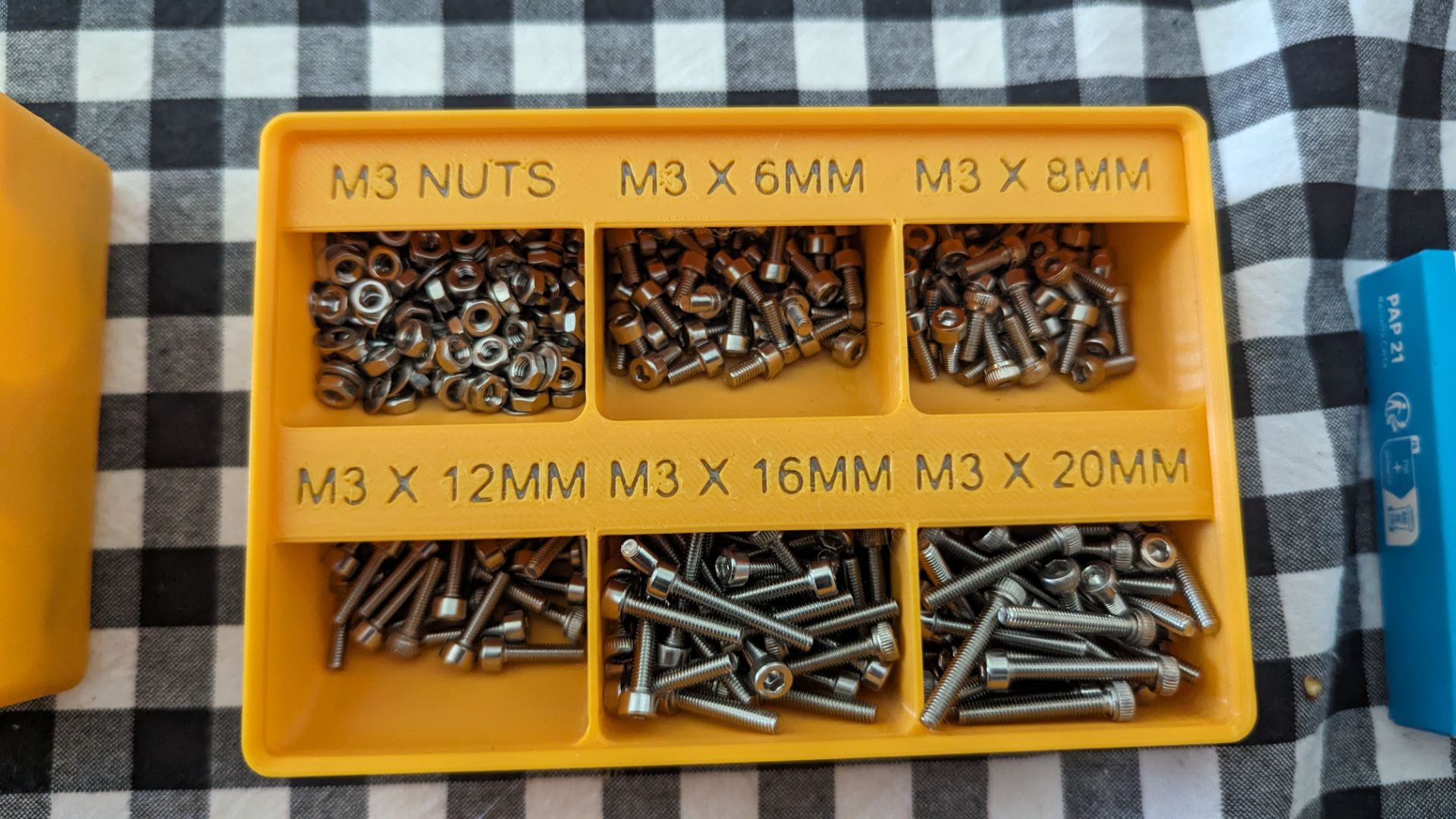 Gridfinity M2, 3, 4, 5, 6 Screw & Heated Inserts