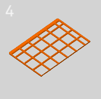 Bisley Cabinet Drawer Gridfinity Base (2 styles)