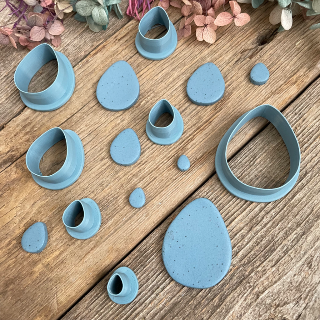 Egg Clay Earring Cutter