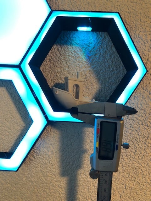 LED Hexagon Panels and Shelfs