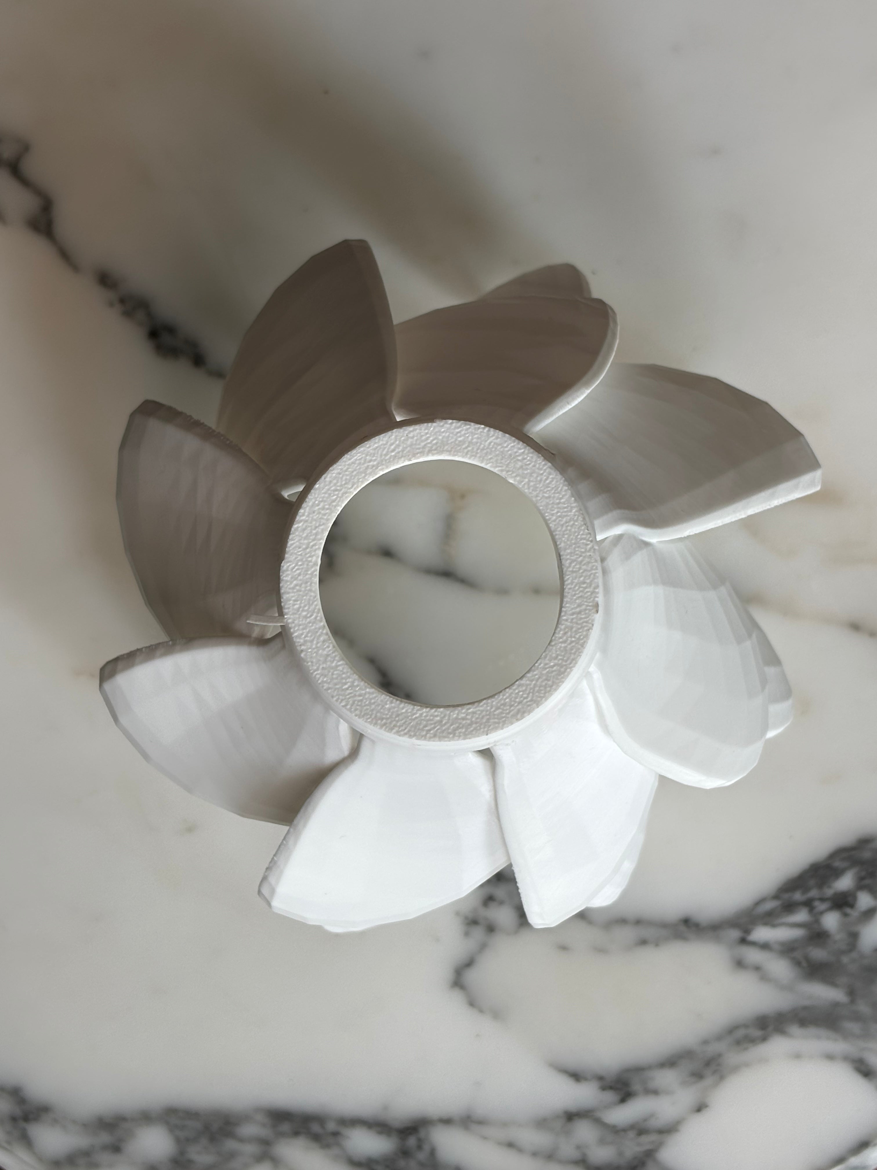Art Deco - Flower Light Diffuser Replacement