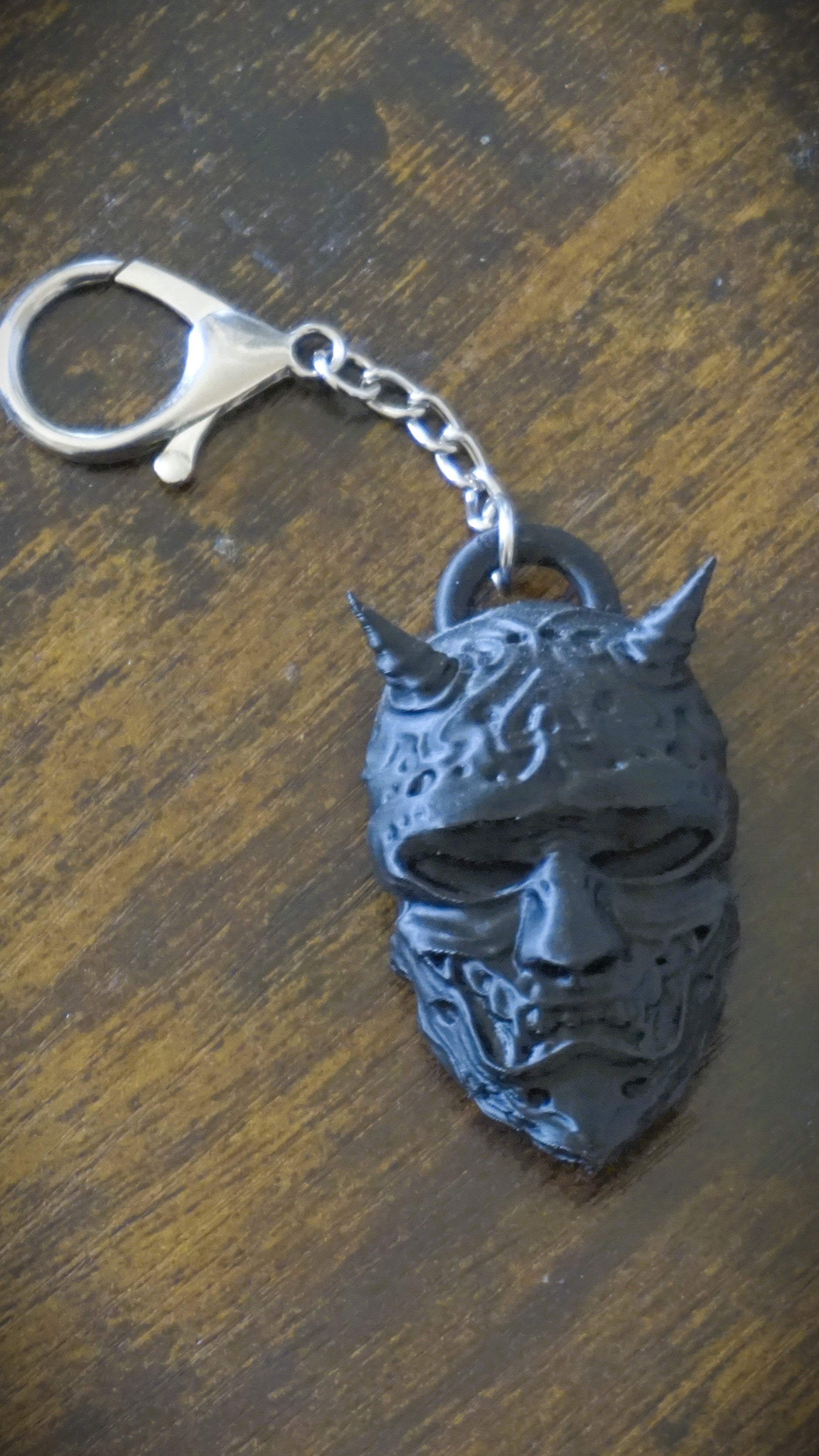 Oni Mask Keychain Charm