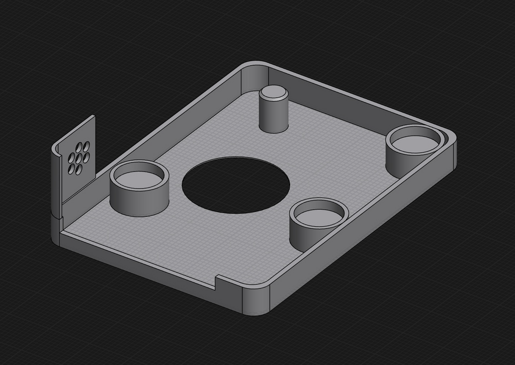 A1 Extruder Cover Transparent with magnets
