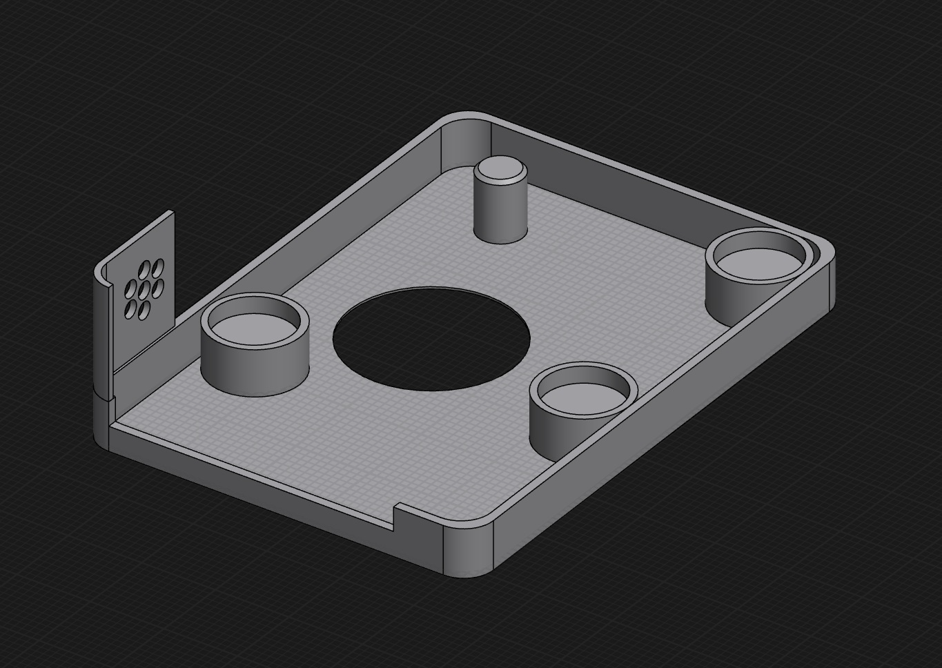 A1 Extruder Cover Transparent with magnets