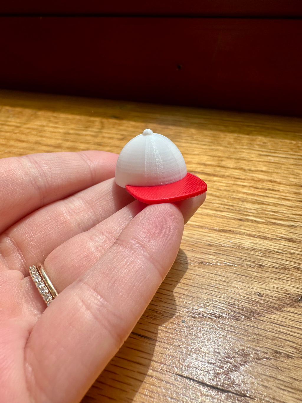 Tiny Baseball Hat/ Baseball Cap for Broken Prints