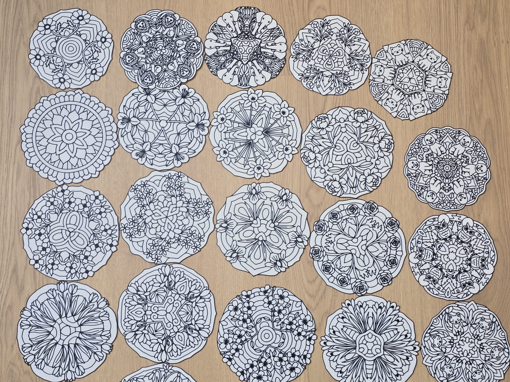 Mandala Coloring Collection Pack